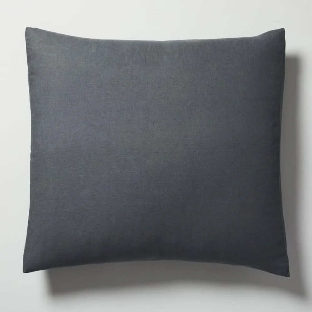 West Elm European Linen Euro Shams: set of 2